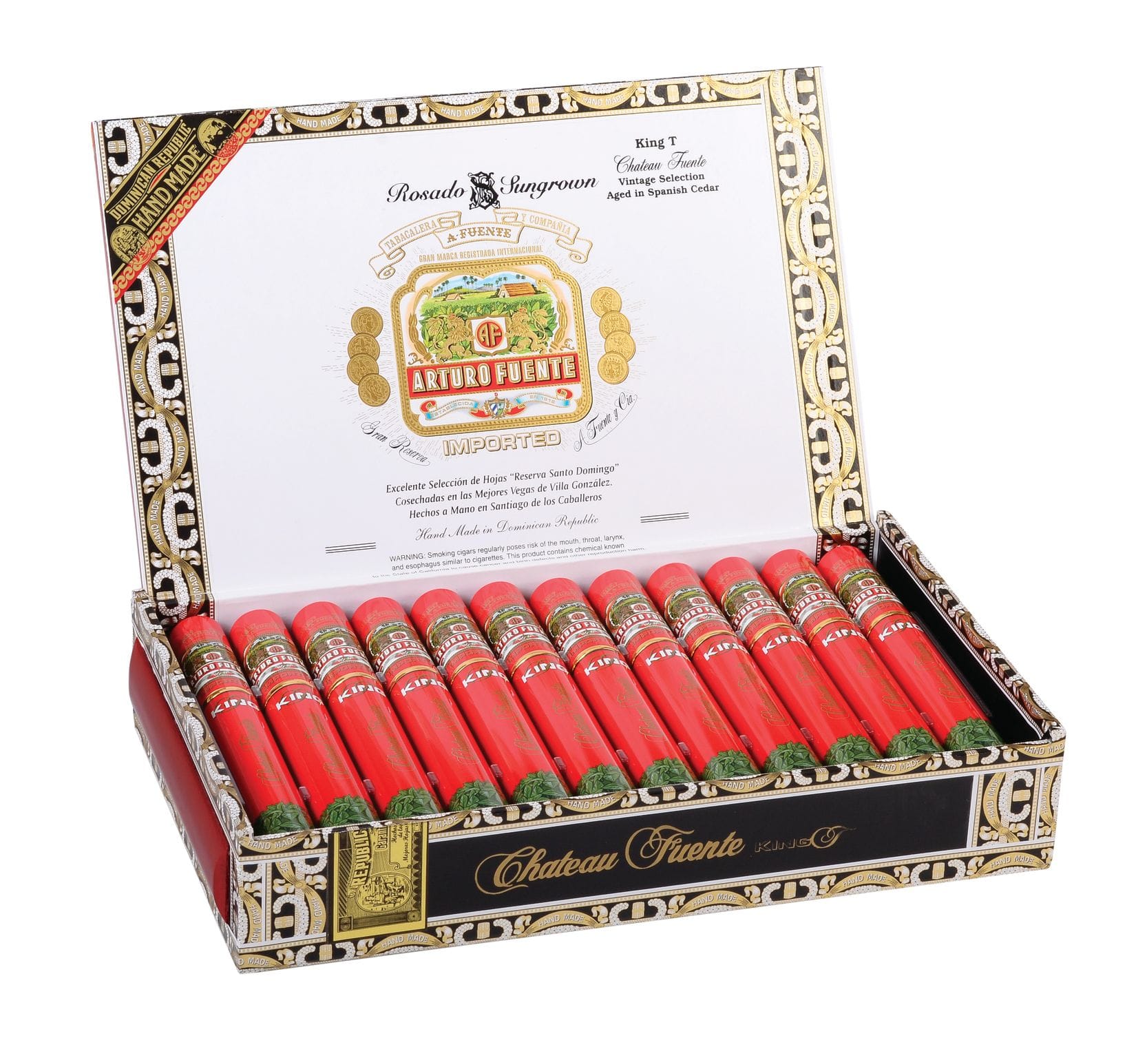 Charuto Arturo Fuente Château Fuente King T Rosado Sungrown
