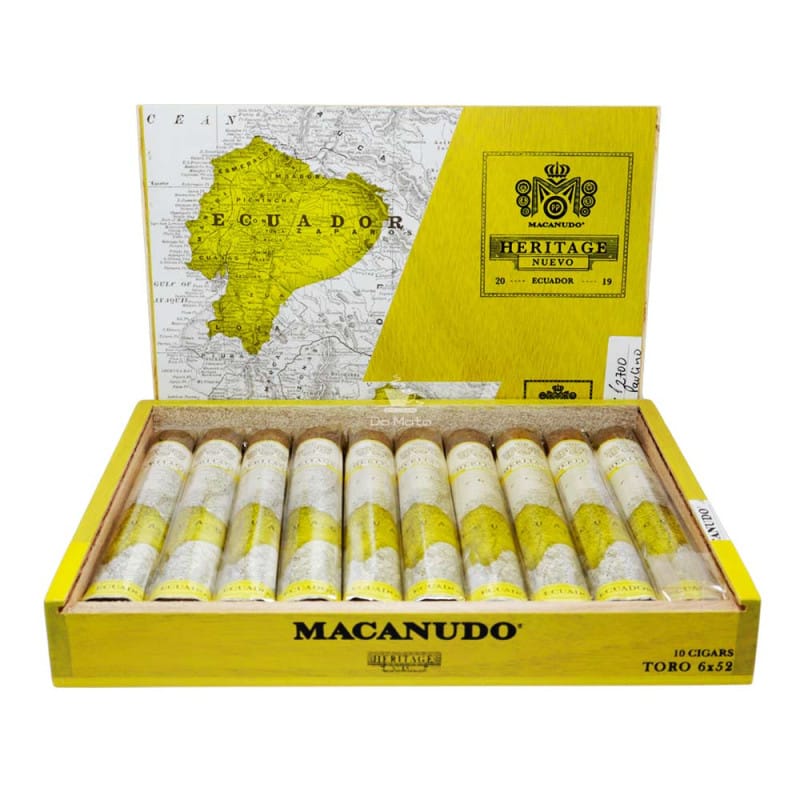 Charuto Macanudo Heritage Nuevo Ecuador Toro
