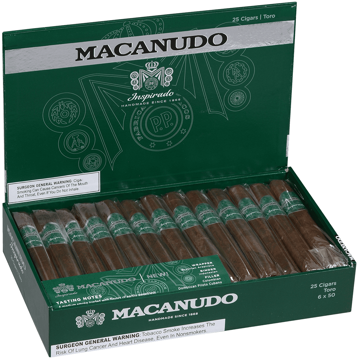 Charuto Macanudo Inspirado Green Toro