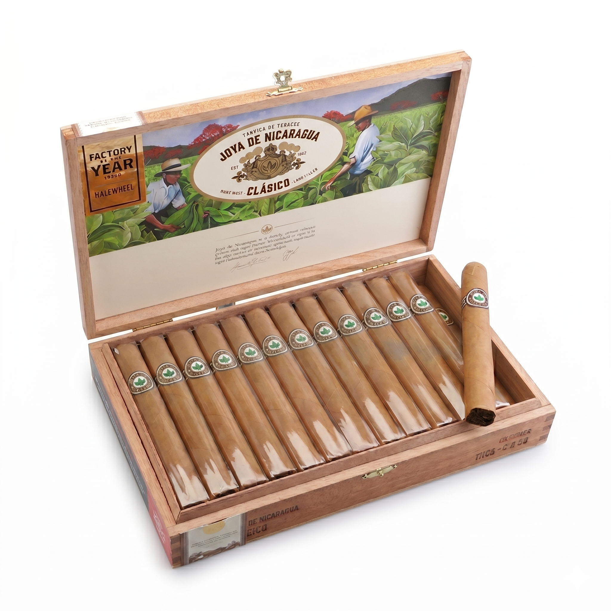 Charuto Joya de Nicaragua Clasico Original Churchill - Caixa com 25 1 Charuto Joya de Nicaragua Clasico Original Churchill - Caixa com 25