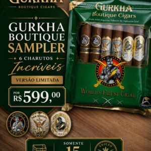 Charutos em São Paulo - Envios Para Todo Brasil ! 3 Gurkha Boutique Sampler