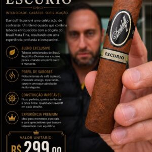 Davidoff Escurio – Intensidade, Caráter e Sofisticação