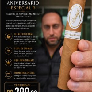 Davidoff Aniversario Especial R – Celebre os Grandes Momentos com um Ícone