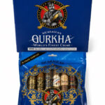 Gurkha Sampler Blue: conjunto Gurkha Nicaraguan 6-Cigar Sampler em embalagem azul.