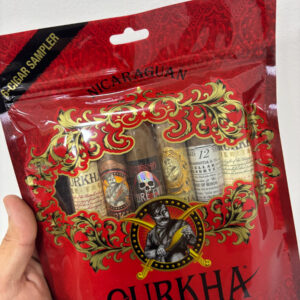 Sampler Gurkha Vermelho: embalagem Red Edition Gurkha com seis charutos